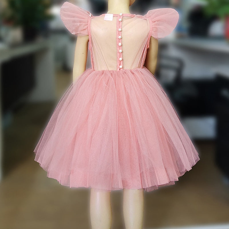 Princess Long Tulle Baby Girls dress