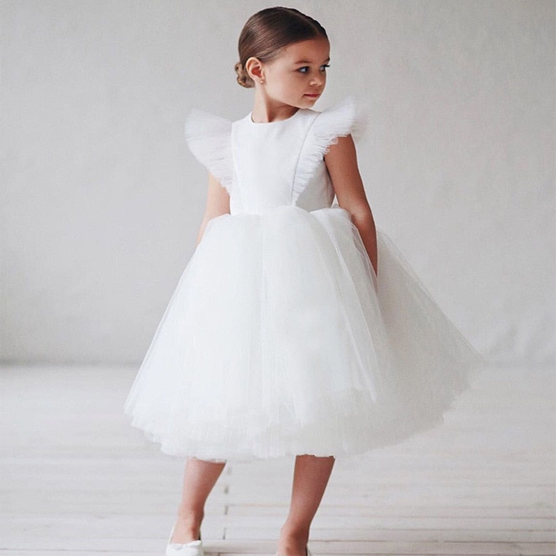 Princess Long Tulle Baby Girls dress