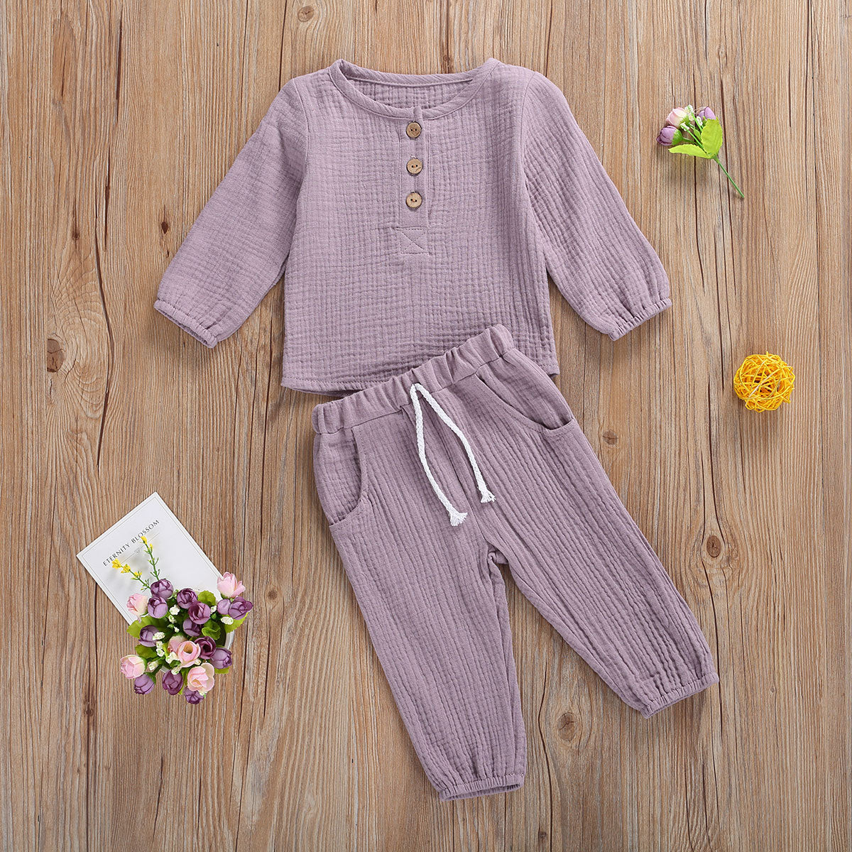 Linen Clothes Set