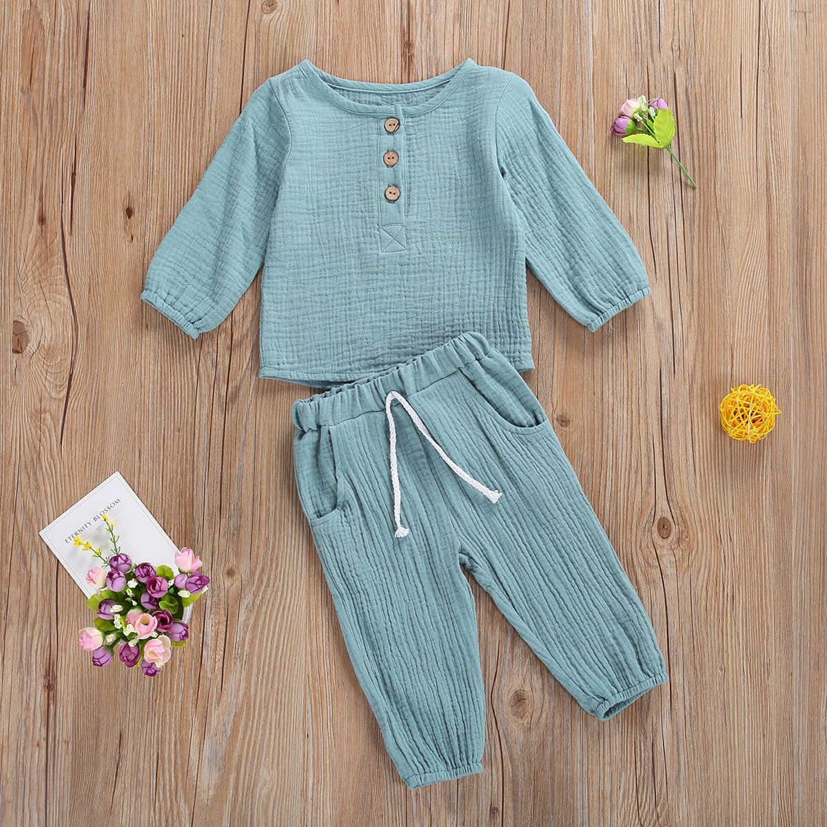 Linen Clothes Set