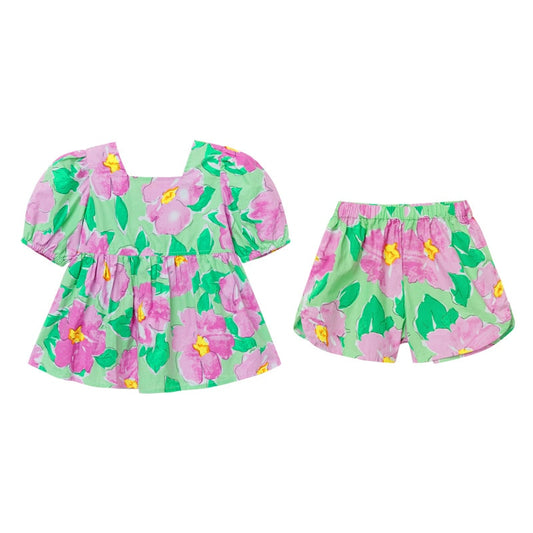 Clothing Sets Sweet Casual Flower Doll