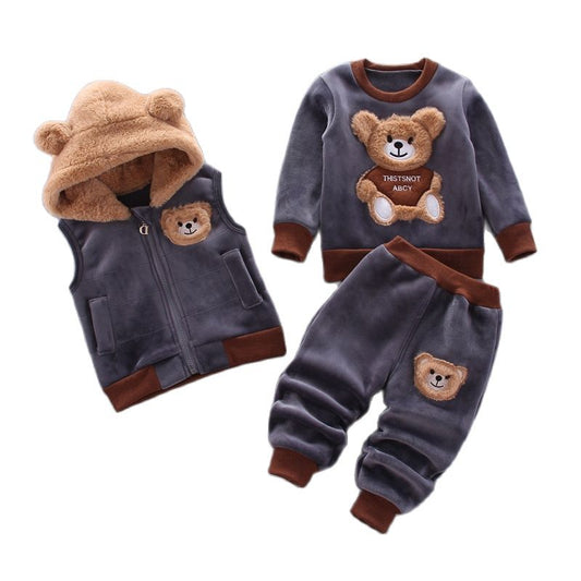 Clothing Set Fleece s 3PCS Outfits