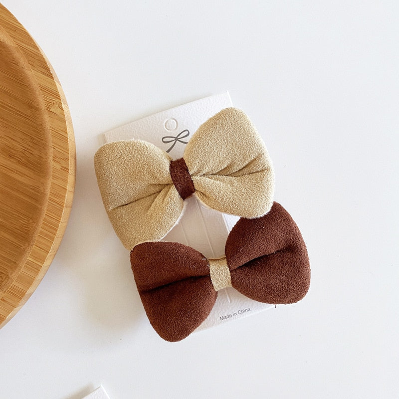 Coffee  Color C Hair Clips Accessories