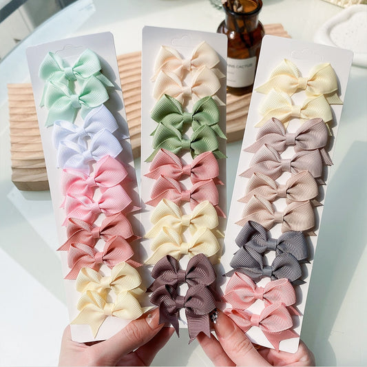 Ribbon Bowknot Hair Clips