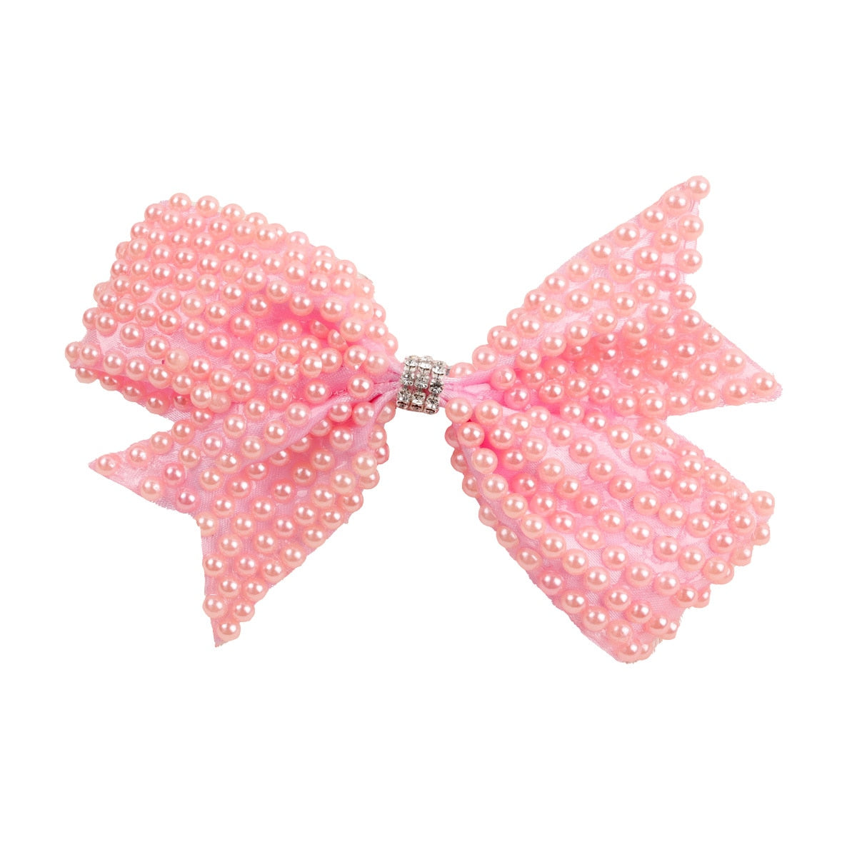 White Pearl Hair Bows