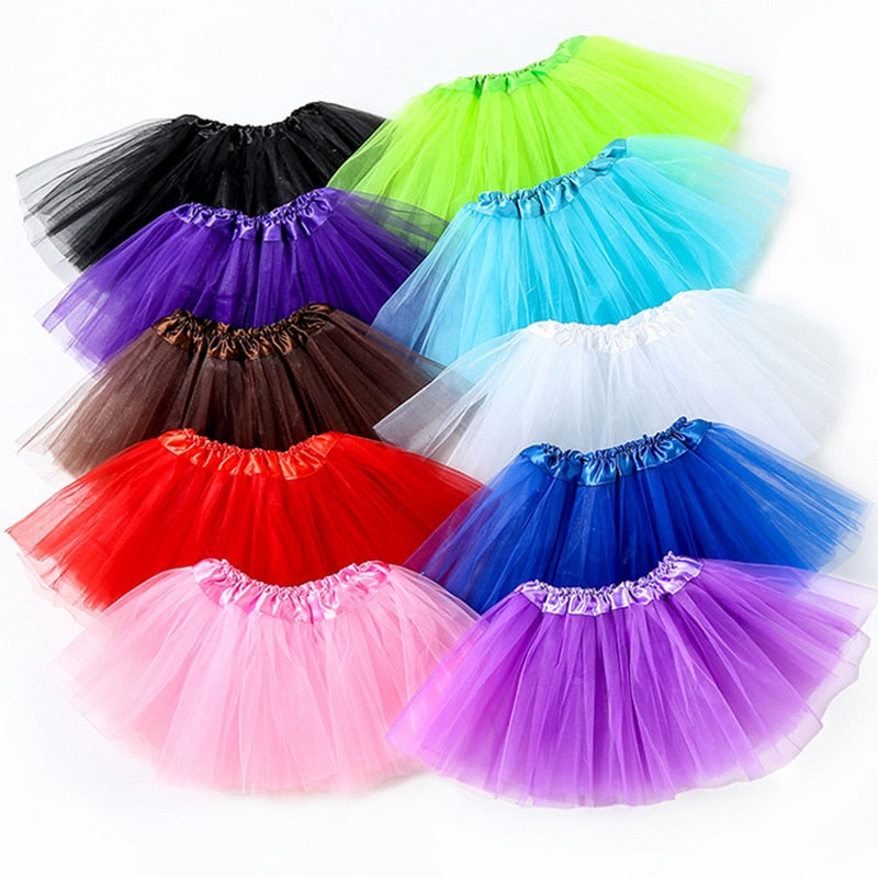 Three Layers Skirts Girls Tutu